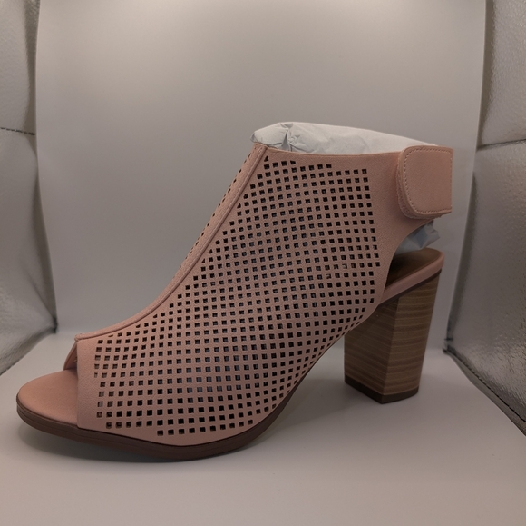 Marco Republic Tuscany Womens Peep Toe Slingback Ankle Strap Boots Pink Size 9 - Picture 2 of 9